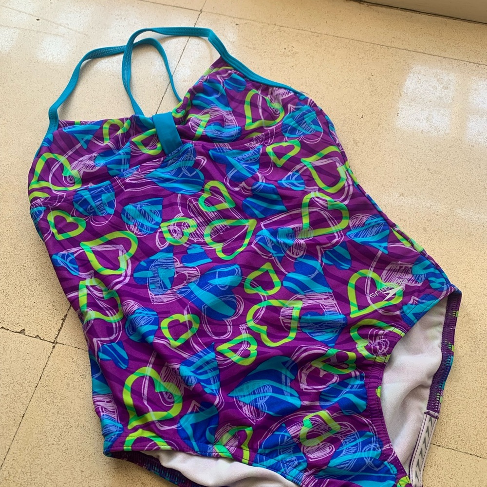 Girls one piece swimsuit